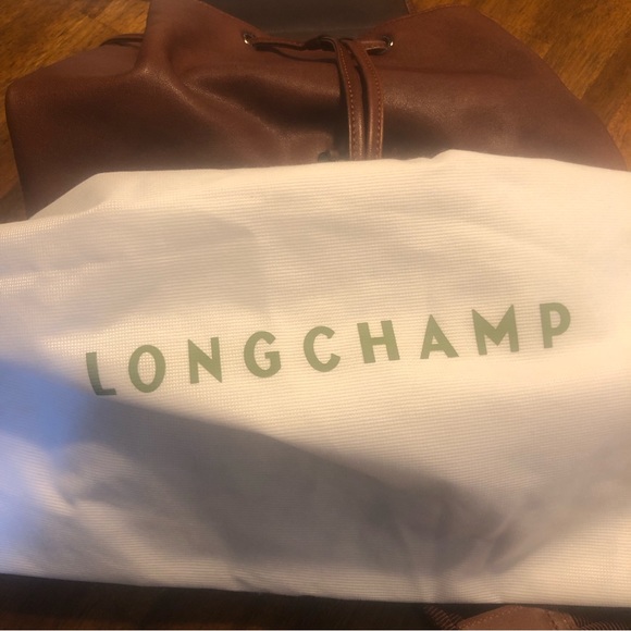 NEW $890 Longchamp Small 3D Leather Backpack in Cognac! - Picture 12 of 12